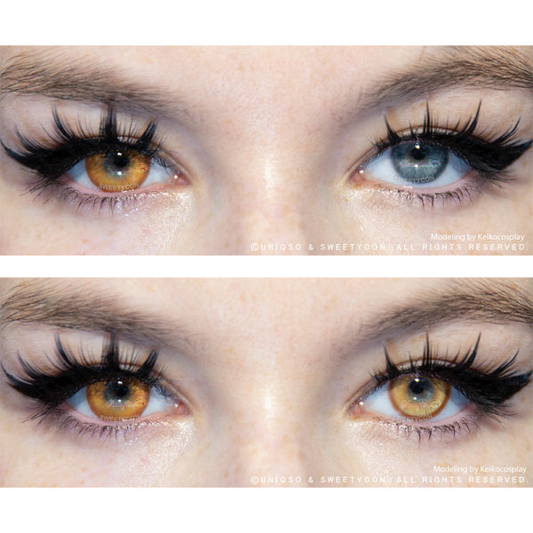 Sweety Magic Pop Brown (1 lens/pack)-Colored Contacts-UNIQSO