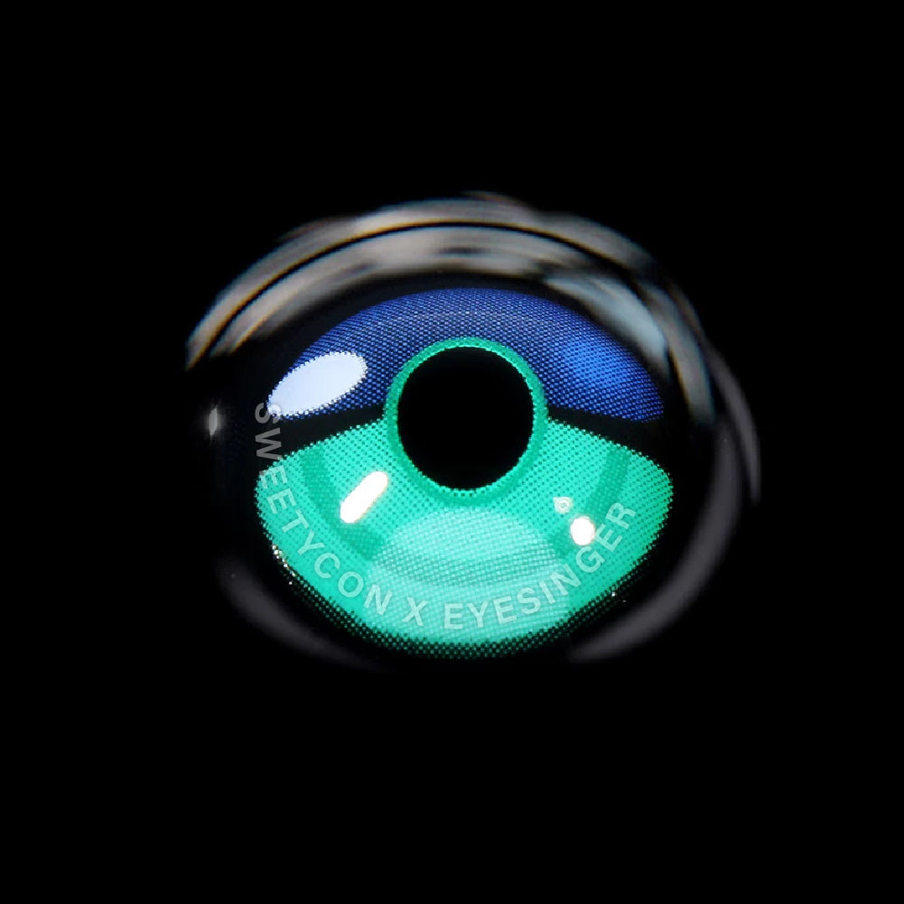Sweety x Eyesinger Green Rings (2 lenses/pack)-Colored Contacts-UNIQSO