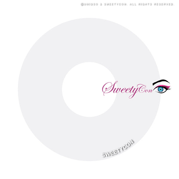 Sweety Crazy Mini S White (1 lens/pack)-Crazy Contacts-UNIQSO