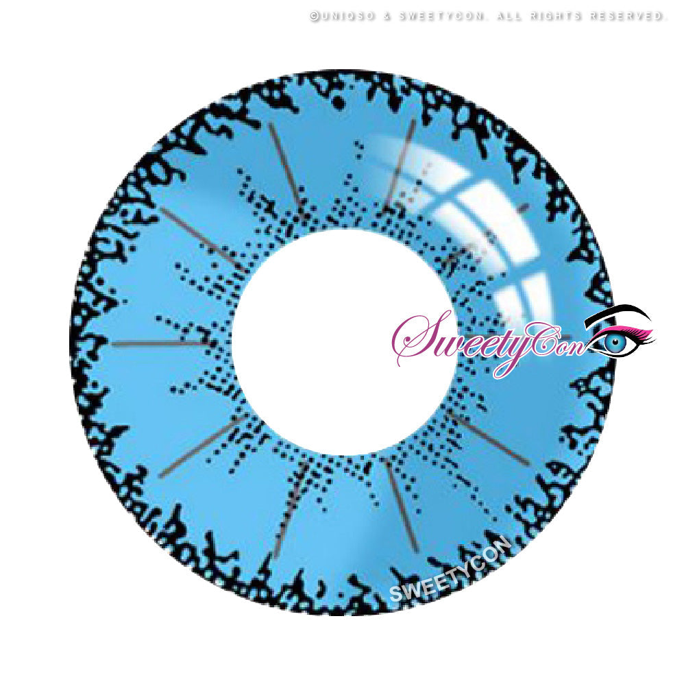 Sweety Devil Blue (1 lens/pack)-Colored Contacts-UNIQSO