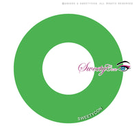Sweety Crazy Solid Dark Green (1 lens/pack)-Crazy Contacts-UNIQSO