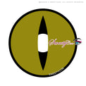 Sweety Crazy Lens Yellow Demon Eye Black Slit (1 lens/pack)-Colored Contacts-UNIQSO