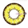 Sweety Akaten Yellow (1 lens/pack)-Colored Contacts-UNIQSO