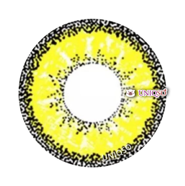 Kazzue Vivid Brilliant Yellow (1 lens/pack)-Colored Contacts-UNIQSO