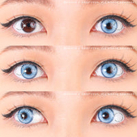 1 Day Sweety Star Tears Blue (10 lenses/pack)-Colored Contacts-UNIQSO