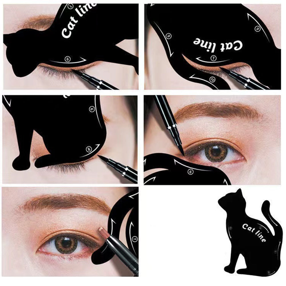 Cat Line Eyeliner Perfection Kit For Beginner-Eye Makeup Tool-UNIQSO Canada