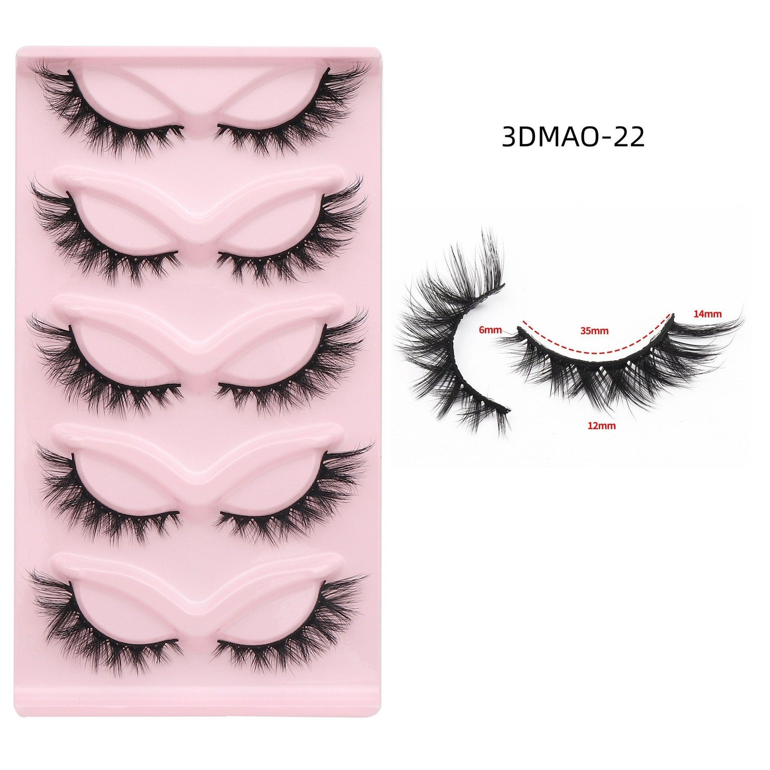 Catstrike Volume Cross Eyelashes-Fake Eyelash-UNIQSO Canada