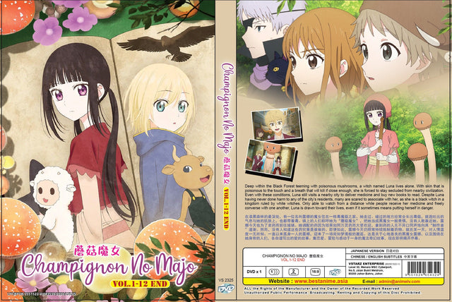 Original DVD - Champignon no Majo Vol.1-12 End-DVD-UNIQSO