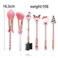 Christmas Makeup Brushes Set-Makeup Brushes-UNIQSO Canada