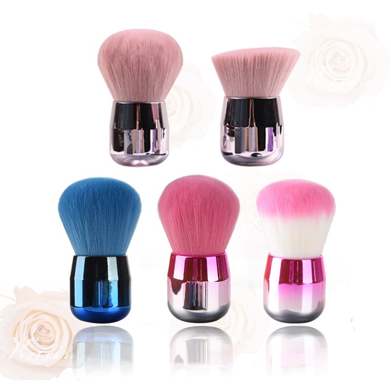 Colorful Kabuki Makeup Brush-Makeup Brushes-UNIQSO Canada