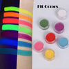 Fit Colors 12-Color Fluorescent Color Painting Set-Makeup Palette-UNIQSO