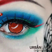 Sweety Crazy Red Screen/ Mesh II (1 lens/pack)-Crazy Contacts-UNIQSO Canada