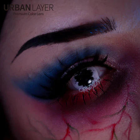 Sweety Crazy Black Zombie (1 lens/pack)-Crazy Contacts-UNIQSO Canada