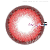 Sweety Halo Red (1 lens/pack)-Colored Contacts-UNIQSO Canada