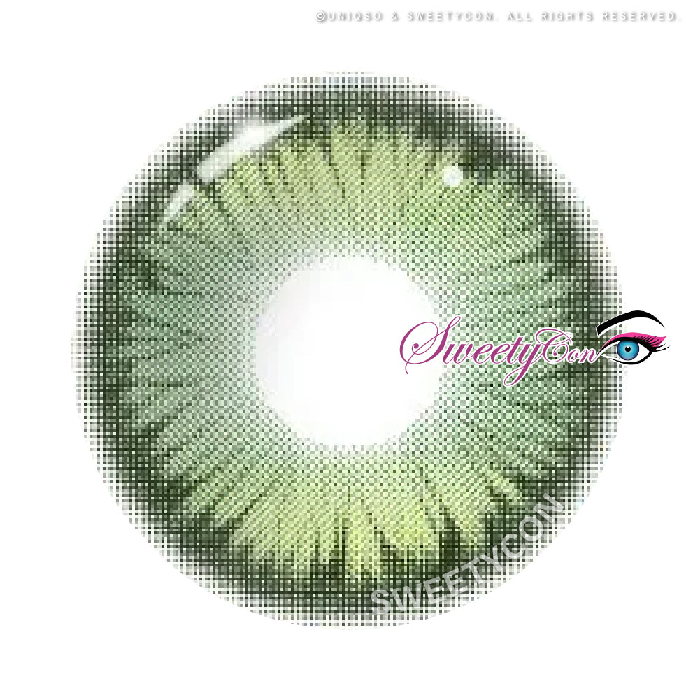 Sweety Mystic Wing Green (1 lens/pack）-Colored Contacts-UNIQSO