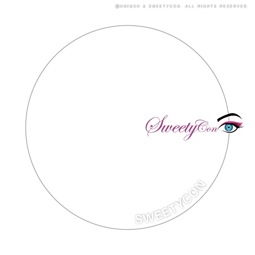 Sweety Crazy Blind White - Version II (1 lens/pack)-Crazy Contacts-UNIQSO Canada