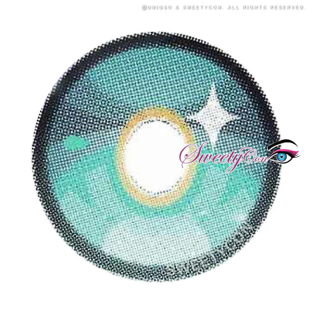 Sweety x Eyesinger Aqua Gemstone (2 lenses/pack)-Colored Contacts-UNIQSO Canada