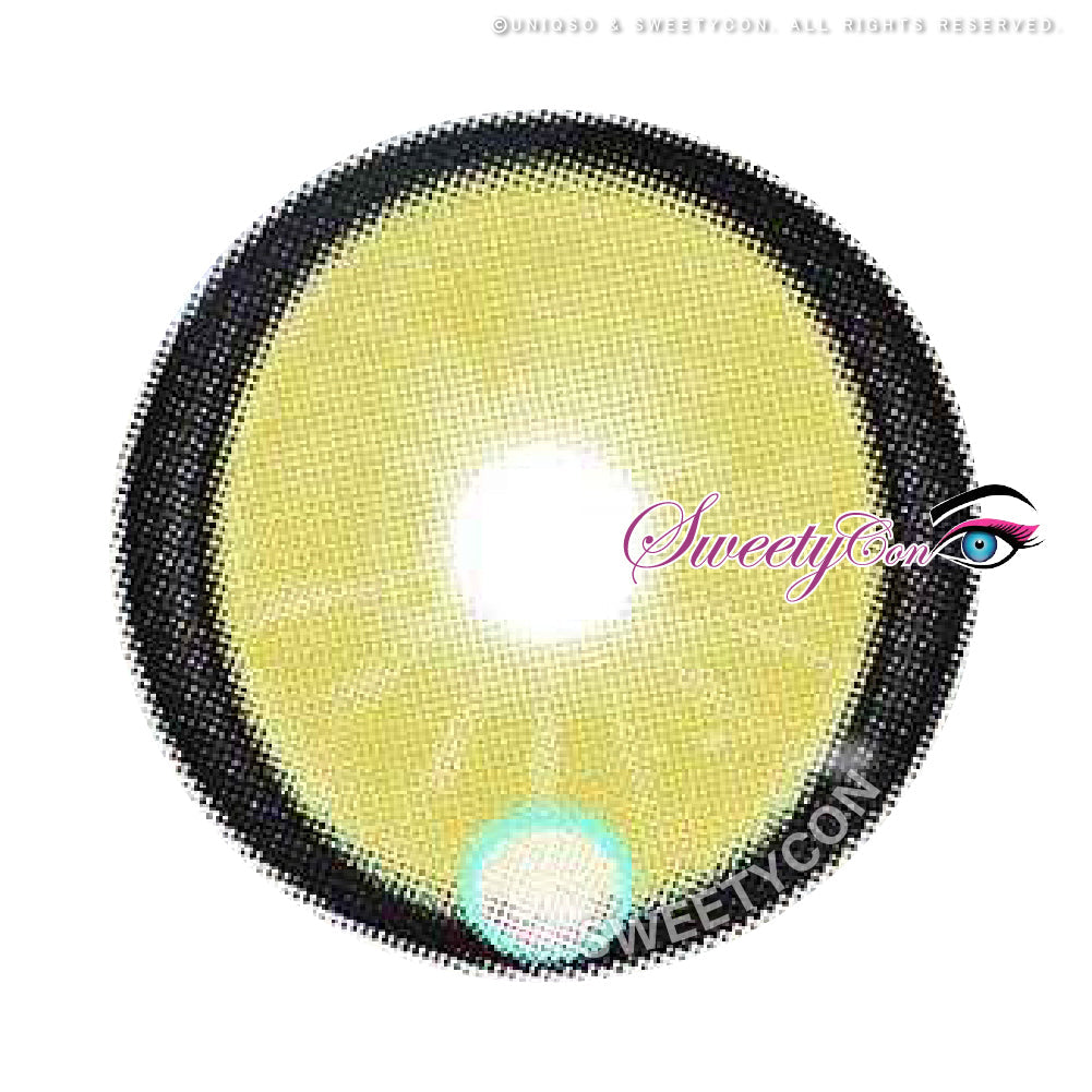 Sweety x Eyesinger Neon Eclipse Yellow (2 lenses/pack)-Colored Contacts-UNIQSO Canada
