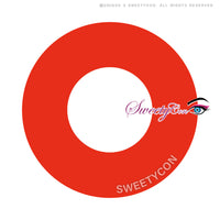 Sweety Crazy Solid Red II (1 lens/pack)-Crazy Contacts-UNIQSO Canada