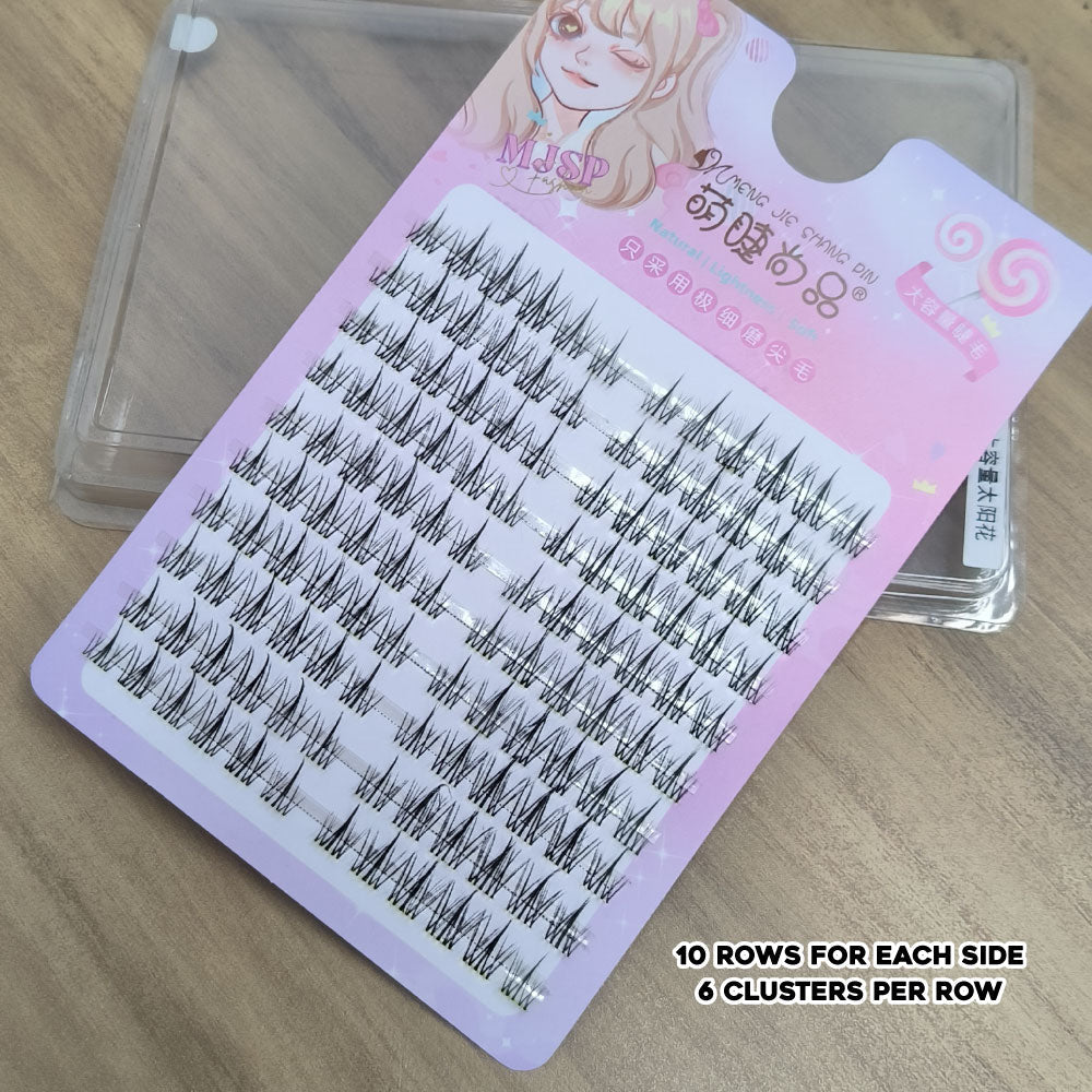 Foxy Sunny Cluster Natural Eyelashes-Fake Eyelash-UNIQSO Canada