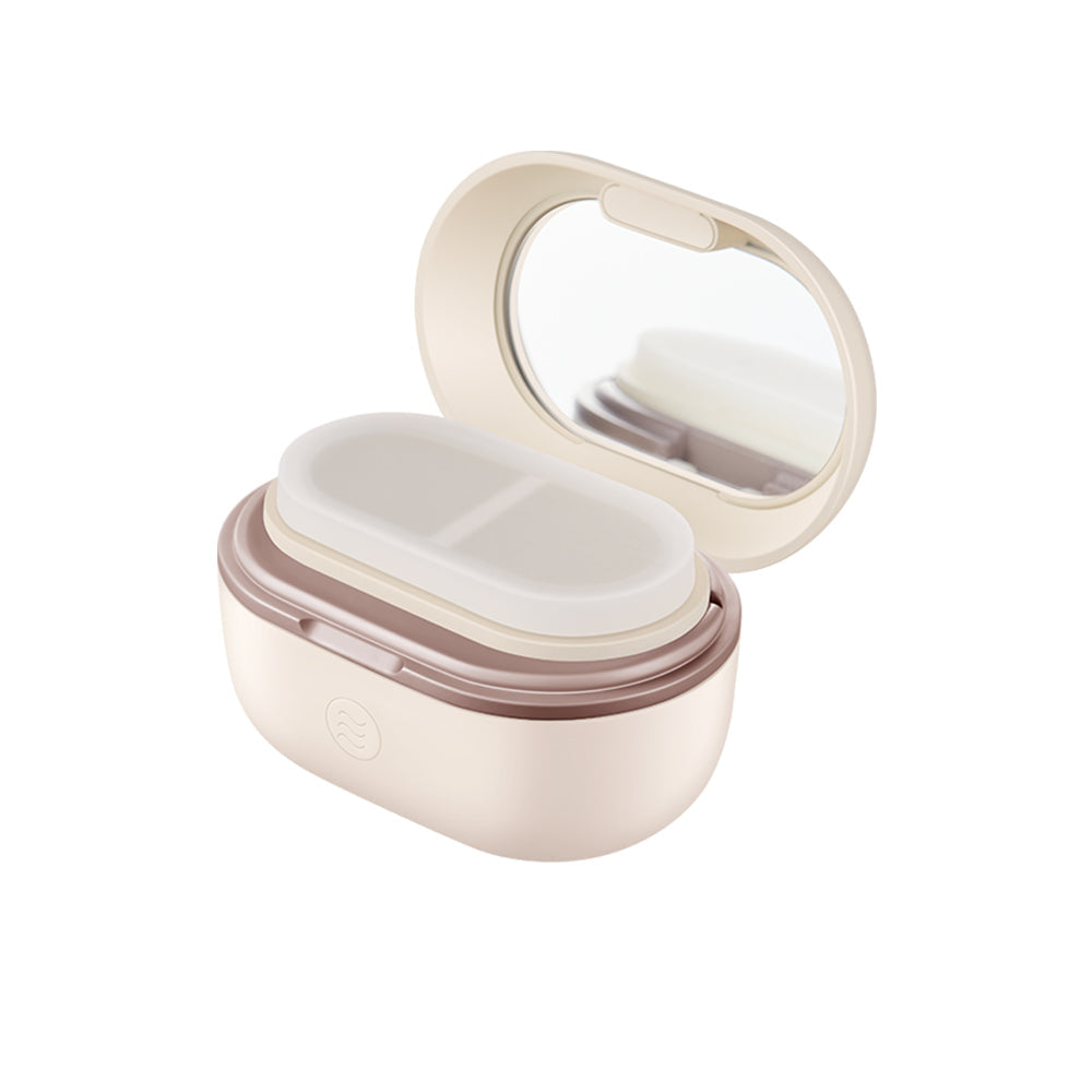 Hassle Free Lenses Cleaning - Eraclean Ultrasonic Mini Contact Lens Cleaner-Lens Cleaner-UNIQSO Canada