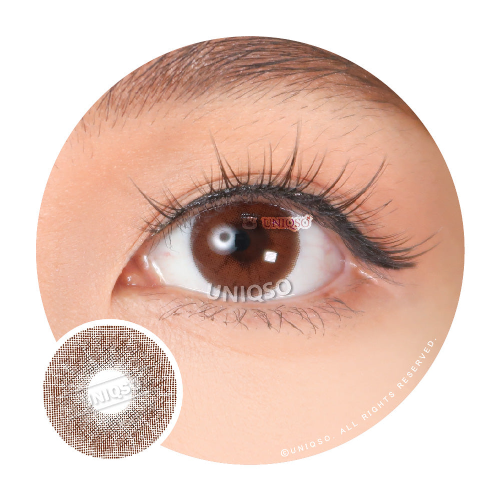 Kazzue Basic Pure Choco (1 lens/pack)-Colored Contacts-UNIQSO Canada