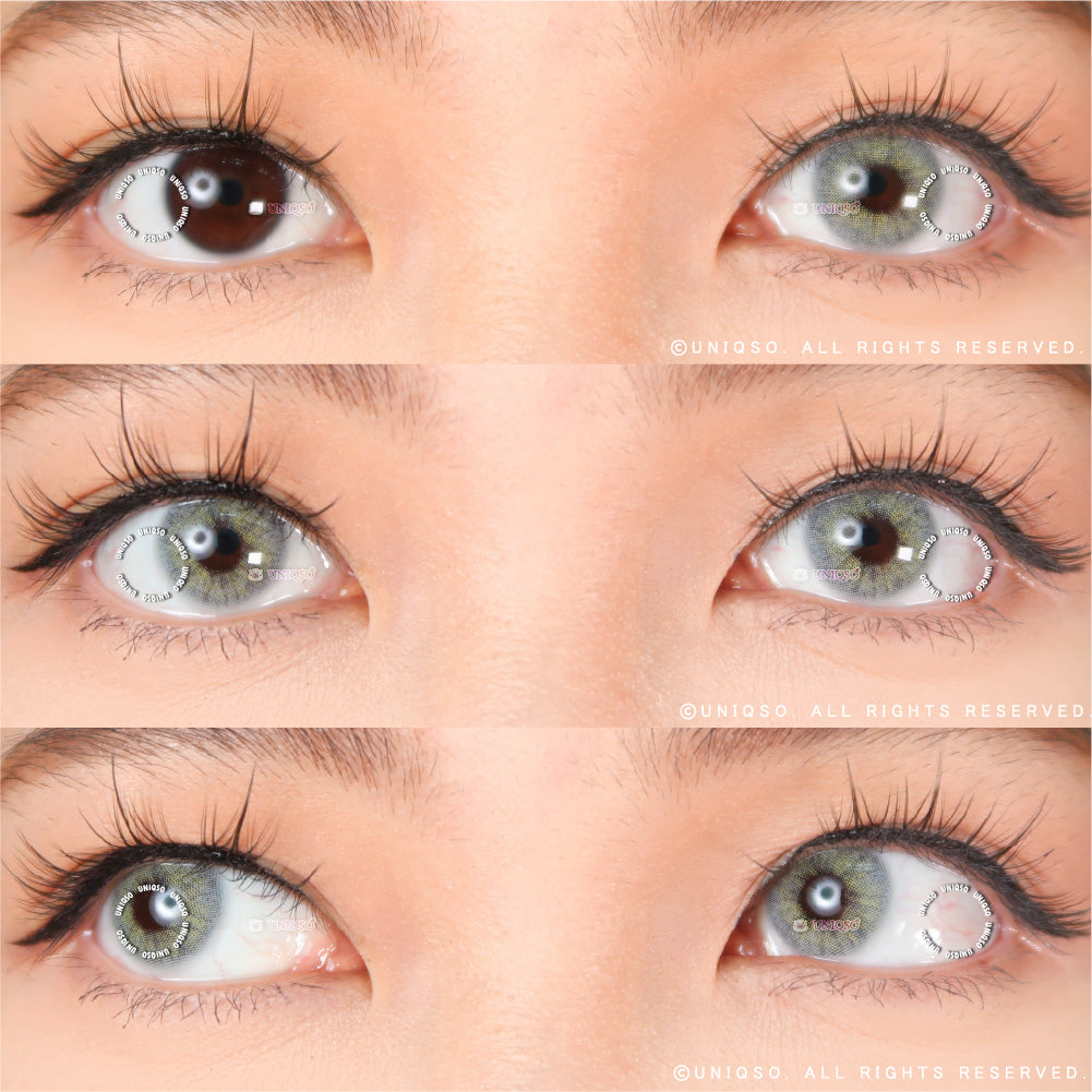 Kazzue Basic Pure Gray (1 lens/pack)-Colored Contacts-UNIQSO Canada