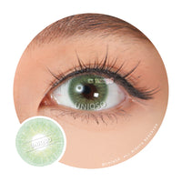Kazzue Basic Pure Green (1 lens/pack)-Colored Contacts-UNIQSO Canada
