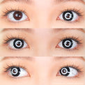 Kazzue Crazy Mono Goth (1 lens/pack)-Colored Contacts-UNIQSO Canada