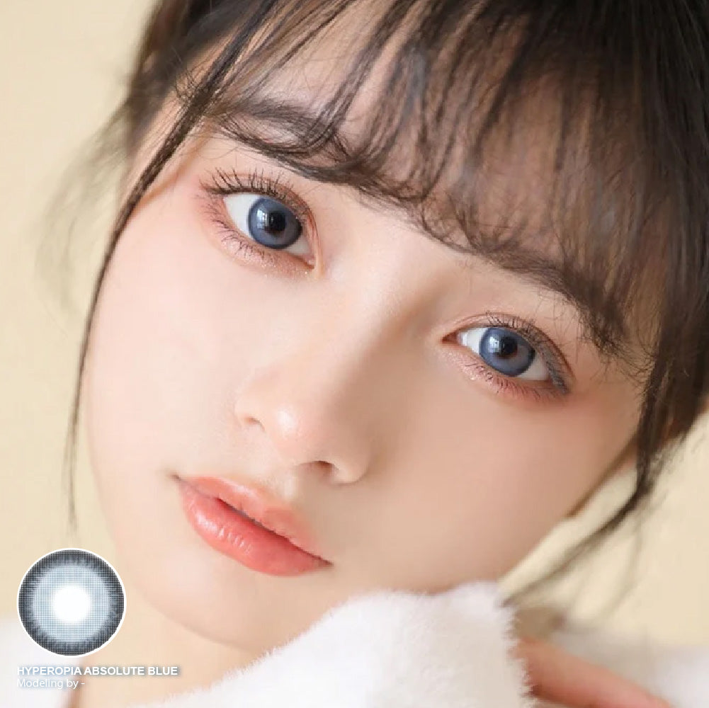 Kazzue Hyperopia Absolute Blue (1 lens/pack)-Colored Contacts-UNIQSO Canada
