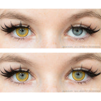 Kazzue Intense Pop Yellow colored contacts