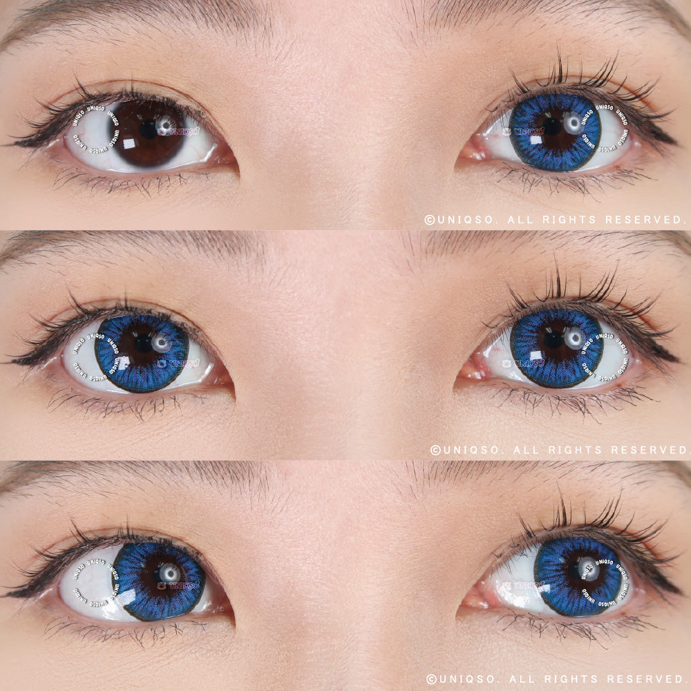 Kazzue Premier Blue (1 lens/pack)-Colored Contacts-UNIQSO Canada