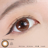 Kazzue Premier Caramel (1 lens/pack)-Colored Contacts-UNIQSO Canada