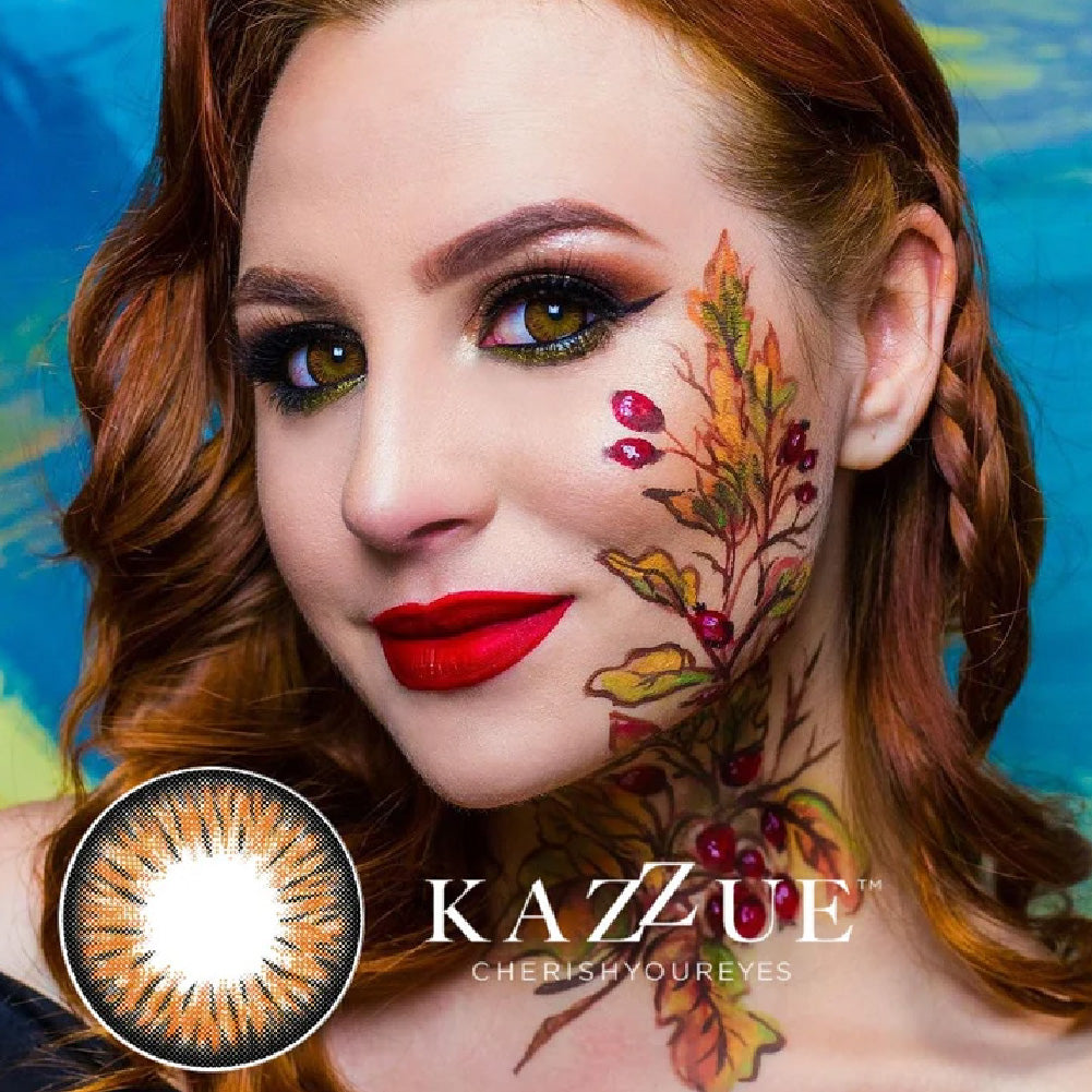 Kazzue Premier Caramel (1 lens/pack)-Colored Contacts-UNIQSO Canada