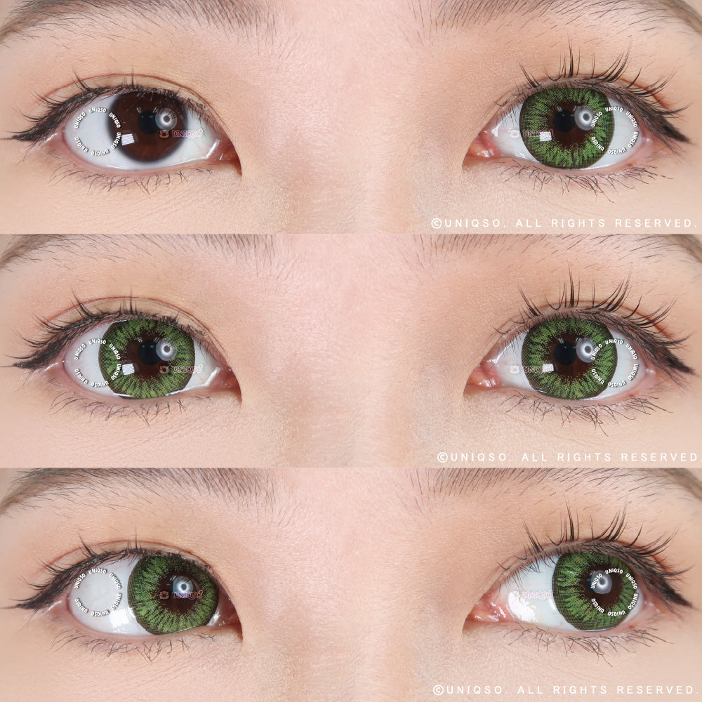 Kazzue Premier Green (1 lens/pack)-Colored Contacts-UNIQSO Canada
