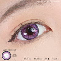 Kazzue Premier Violet (1 lens/pack)-Colored Contacts-UNIQSO Canada