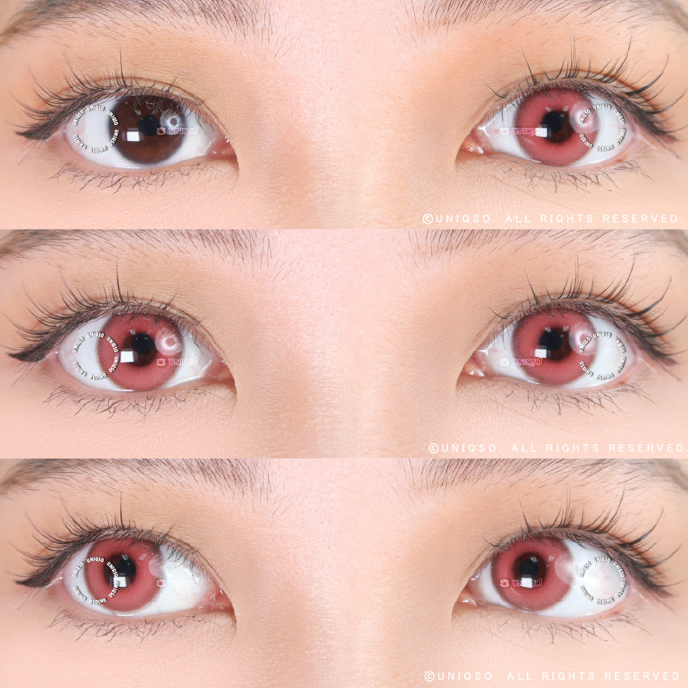 Kazzue Sakura Pink (1 lens/pack)-Colored Contacts-UNIQSO Canada