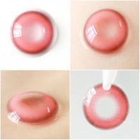 Kazzue Sakura Pink (1 lens/pack)-Colored Contacts-UNIQSO Canada
