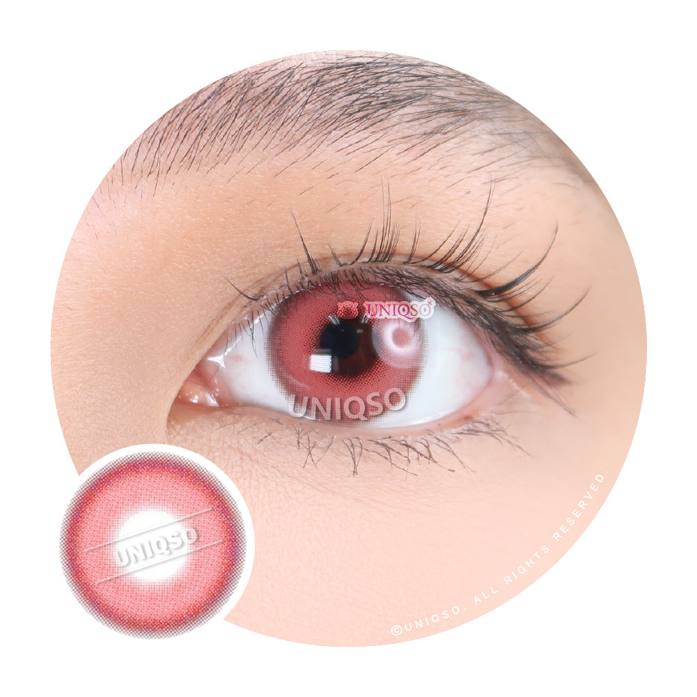 Kazzue Sakura Pink (1 lens/pack)-Colored Contacts-UNIQSO Canada