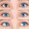Kazzue Vivid Brilliant Blue (1 lens/pack)-Colored Contacts-UNIQSO Canada
