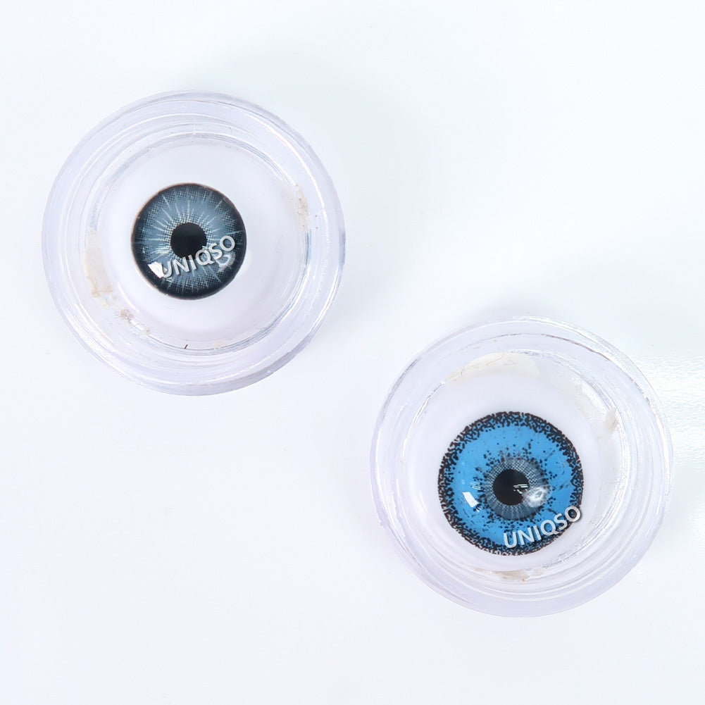 Kazzue Vivid Brilliant Blue (1 lens/pack)-Colored Contacts-UNIQSO Canada