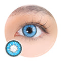 Kazzue Vivid Brilliant Blue (1 lens/pack)-Colored Contacts-UNIQSO Canada