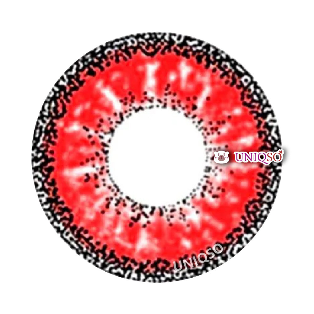 Kazzue Vivid Brilliant Red (1 lens/pack)-Colored Contacts-UNIQSO Canada