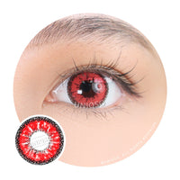 Kazzue Vivid Brilliant Red (1 lens/pack)-Colored Contacts-UNIQSO Canada