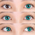Kazzue Vivid Brilliant Turquoise (1 lens/pack)-Colored Contacts-UNIQSO