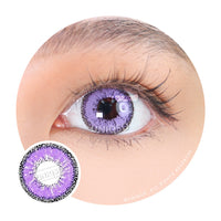 Kazzue Vivid Brilliant Violet (1 lens/pack)-Colored Contacts-UNIQSO Canada