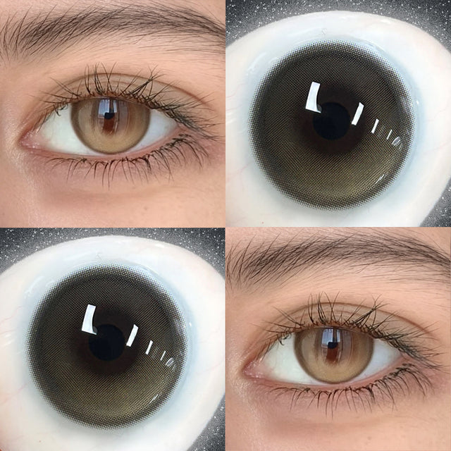 Sweety Frostveil Amber Brown (1 lens/pack)-Colored Contacts-UNIQSO