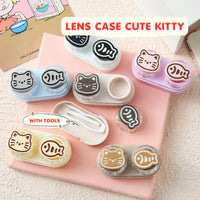 Lens Case Travel Kit - Cute Kitty-Lens Case-UNIQSO Canada