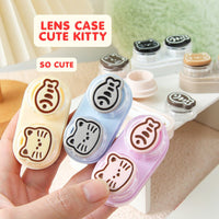 Lens Case Travel Kit - Cute Kitty-Lens Case-UNIQSO Canada