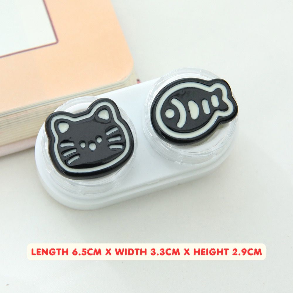 Lens Case Travel Kit - Cute Kitty-Lens Case-UNIQSO Canada